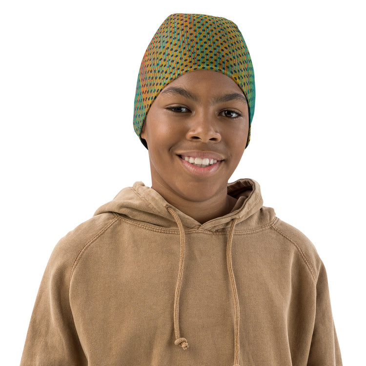 Stormy Abstract Kids Beanie